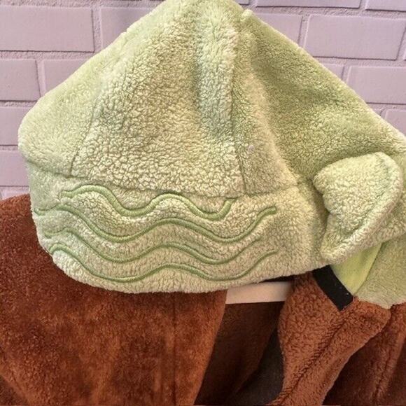 Star Wars Boys Size 6 Plush Brown Baby Yoda Bath Robe House Coat, Grogu - Picture 6 of 10